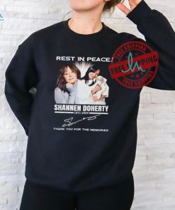 Rest In Peace Shannen Doherty 1971 2024 signature shirt