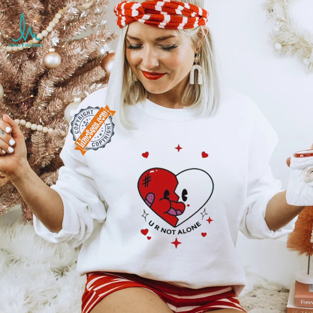 Retro Groovy Heart U R Not Alone shirt Retro Groovy Heart U R Not Alone shirt