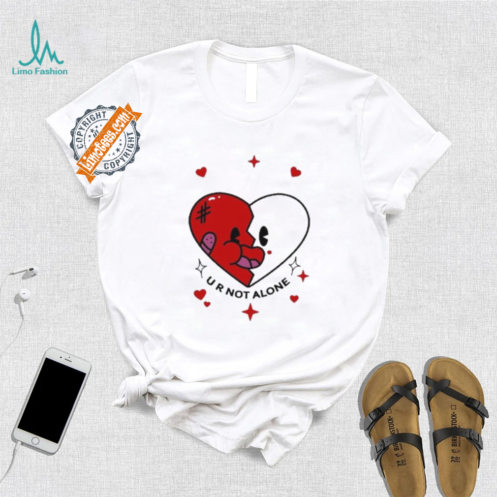 Retro Groovy Heart U R Not Alone shirt Retro Groovy Heart U R Not Alone shirt