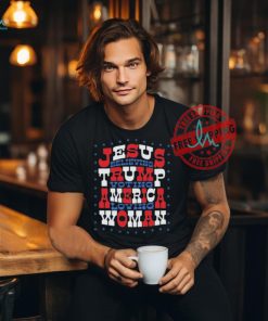 Retro Jesus Believing, Trump Voting, America Loving Woman T Shirt