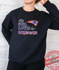 Retro This Girl Loves Her New England Patriots NFL T Shirt