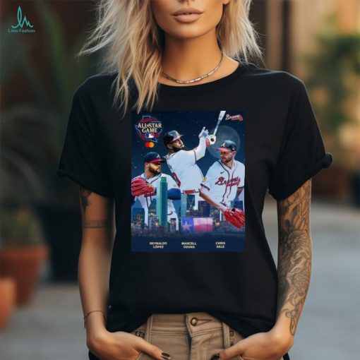 Reynaldo, Marcell, and Chris Atlanta Braves 2024 All Star Game Shirt