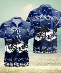 Rice Owls Palms Tree Hawaiian Shirt