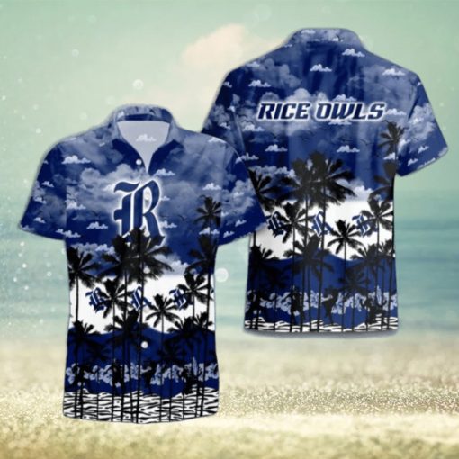 Rice Owls Palms Tree Hawaiian Shirt