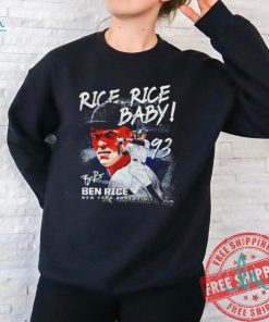 Rice rice baby Ben Rice 93 New York Yankees signature shirt