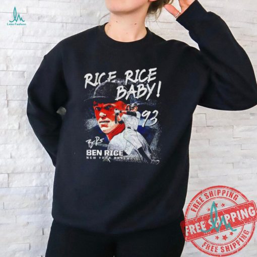 Rice rice baby Ben Rice 93 New York Yankees signature shirt