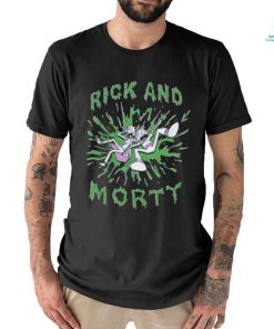 Rick And Morty Green Splat T Shirt