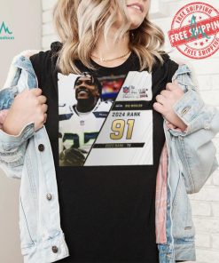 Riq Woolen Rank 91 The NFL Top 100 Players Of 2024 T Shirt