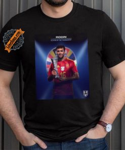 Rodri Euro 2024 Player of the Tournament Shirt