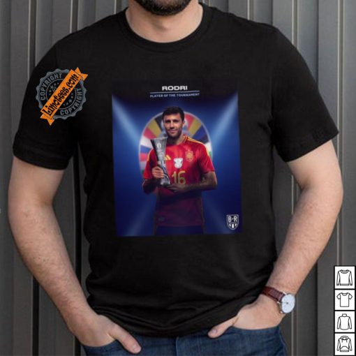 Rodri Euro 2024 Player of the Tournament Shirt