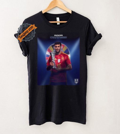 Rodri Euro 2024 Player of the Tournament Shirt