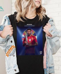 Rodri Euro 2024 Player of the Tournament Shirt