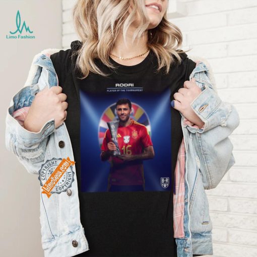 Rodri Euro 2024 Player of the Tournament Shirt