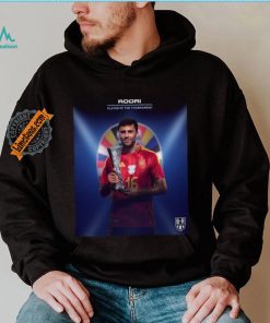 Rodri Euro 2024 Player of the Tournament Shirt
