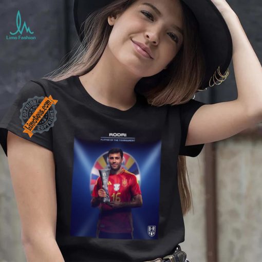 Rodri Euro 2024 Player of the Tournament Shirt