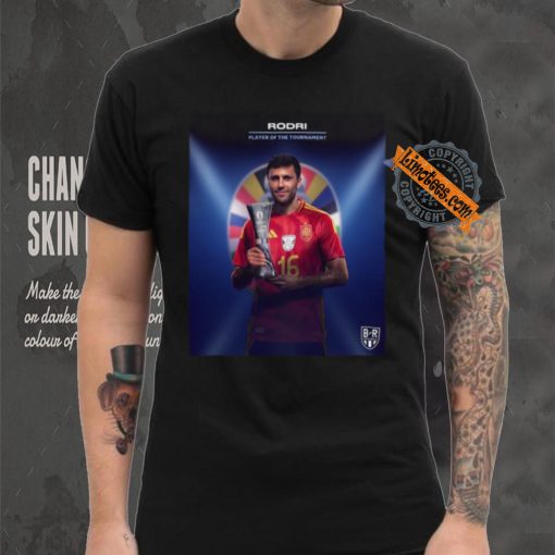 Rodri Euro 2024 Player of the Tournament Shirt