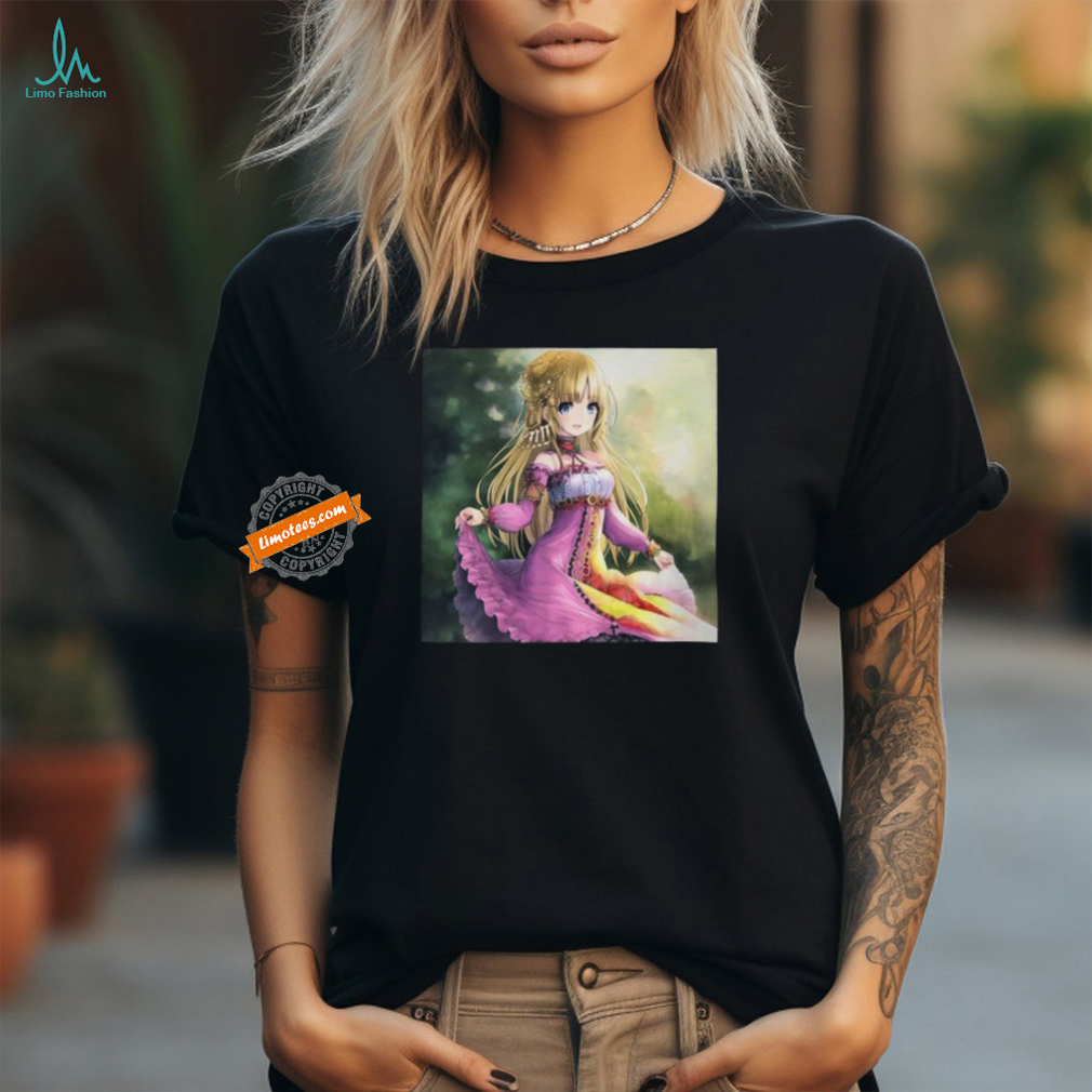 Romantic Summer Fashion Sunshine Manga Bohemian Anime Girl T Shirt Romantic Summer Fashion Sunshine Manga Bohemian Anime Girl T Shirt