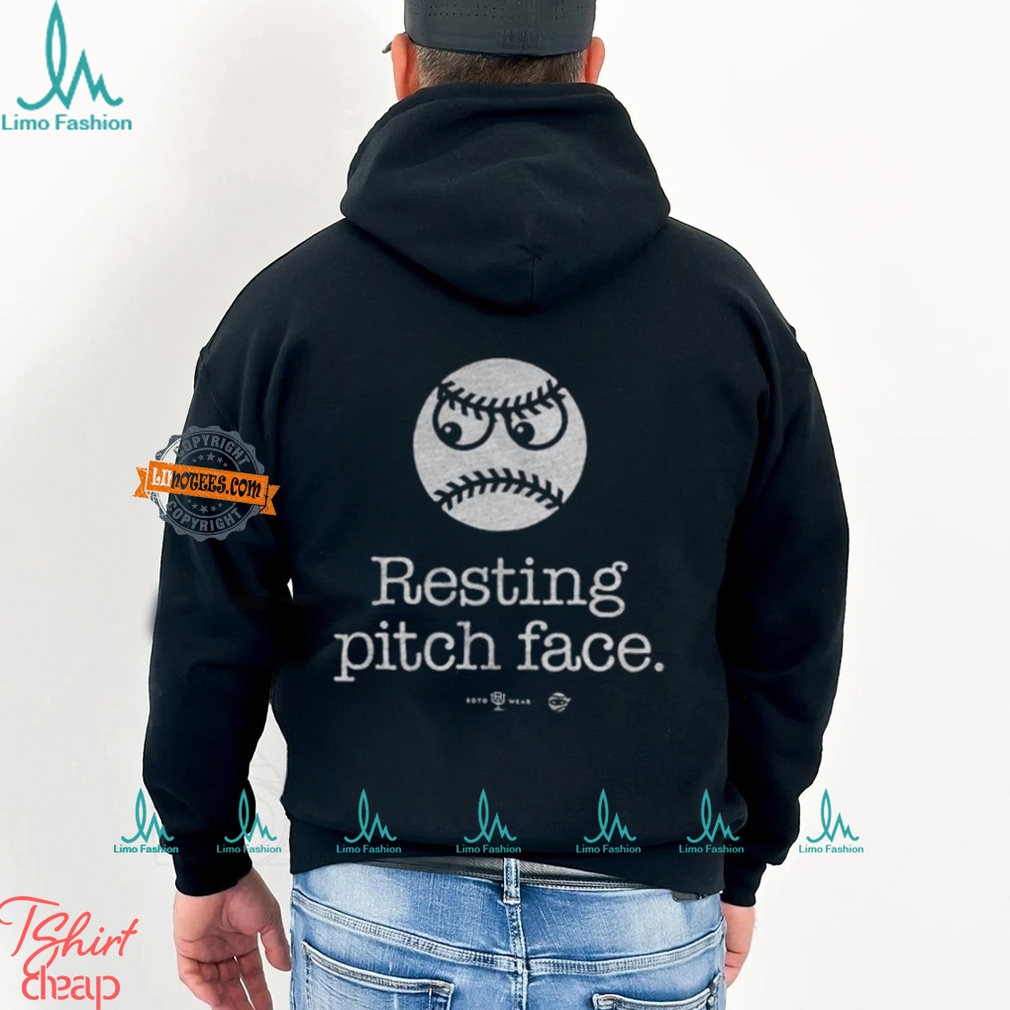 Roto Wear Baseball Resting Pitch Face T Shirt Roto Wear Baseball Resting Pitch Face T Shirt