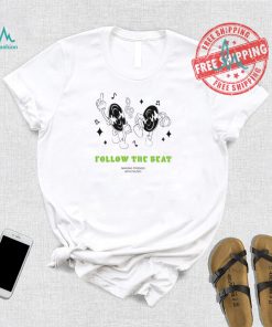 Russ Kaos Pria follow the beat making friends with music shirt