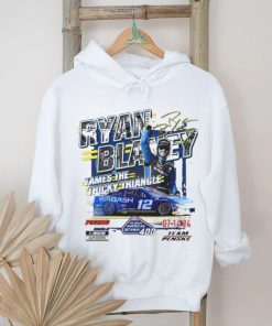 Ryan Blaney Checkered Flag Sports Heather Gray 2024 The Great American Getaway 400 Race Winner T shirt