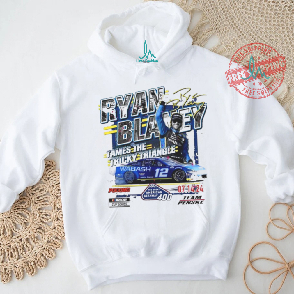 Ryan Blaney Checkered Flag Sports Heather Gray 2024 The Great American Getaway 400 Race Winner T shirt Ryan Blaney Checkered Flag Sports Heather Gray 2024 The Great American Getaway 400 Race Winner T shirt