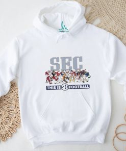 SEC This Is Football Mascots T Shirt