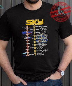 SKY Chicago Sky basketball women’s all team signatures shirt