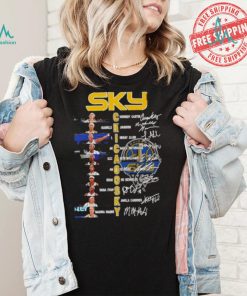 SKY Chicago Sky basketball women’s all team signatures shirt