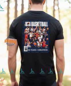 SLAM Presents USA Basketball Is Celebrating 50 Years Of Greatness 2024 Paris Olympics Unisex T Shirt