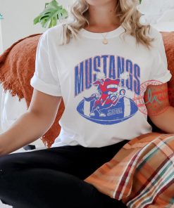 SMU Mustangs Football Retro Angry Mustang Shirt