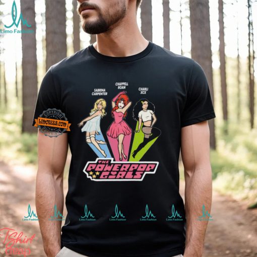 Sabrina Carpenter Chappell Roan Charli Xcx The Powerpop Girls T Shirt