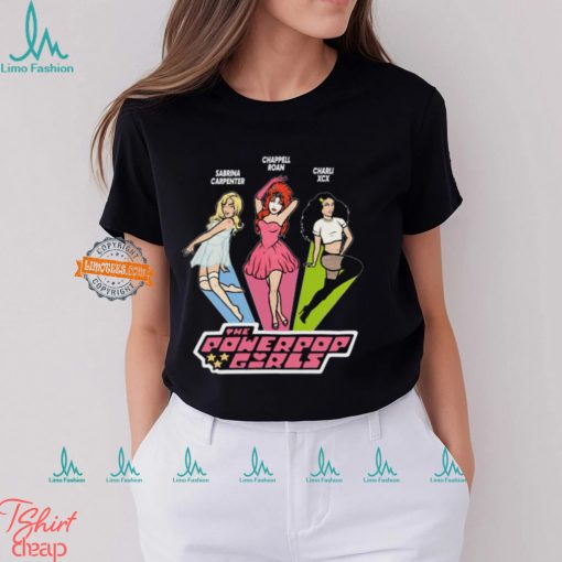 Sabrina Carpenter Chappell Roan Charli Xcx The Powerpop Girls T Shirt