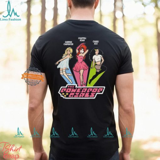 Sabrina Carpenter Chappell Roan Charli Xcx The Powerpop Girls T Shirt