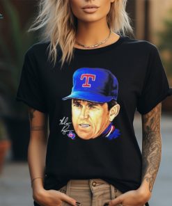 Salem Tag Texas Rangers Nolan Ryan big face signature vintage shirt