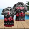 Rutgers Scarlet Knights Palms Tree Hawaiian Shirt