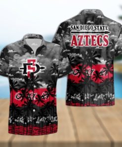 San Diego State Aztecs Palms Tree Hawaiian Shirt