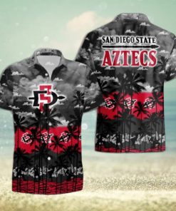 San Diego State Aztecs Palms Tree Hawaiian Shirt