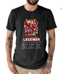 San Francisco 49ers Players Legends Signatures T Shirt