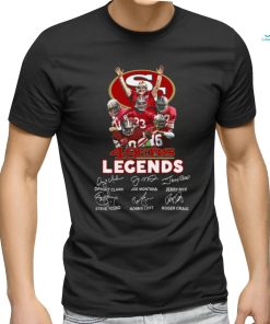 San Francisco 49ers Players Legends Signatures T Shirt