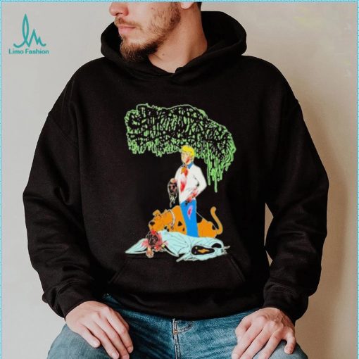 Sanguisugabogg Fred And Scooby Doo Tee Shirt