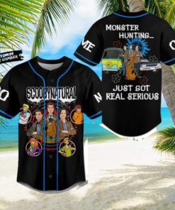 Scoobynatural Monster Hunting Just Got Real Serious Custom Baseball Jersey