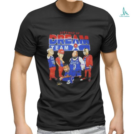 Screwed up Dream Team rapper shirt