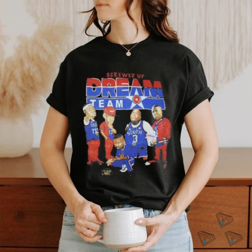 Screwed up Dream Team rapper shirt