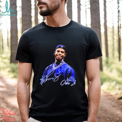 Seattle Mariners Ken Griffey Jr signature retro graphic shirt