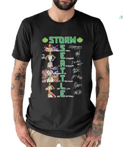 Seattle Storm Women’s Basketball Greatest Players Signatures T Shirt