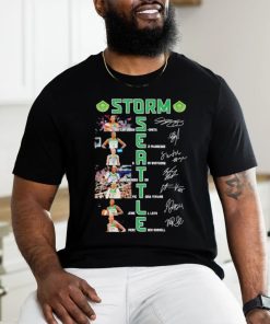 Seattle Storm Women’s Basketball Greatest Players Signatures T Shirt