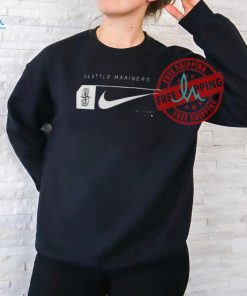Seattle mariners nike fashion graphic swoosh 2024 shirt