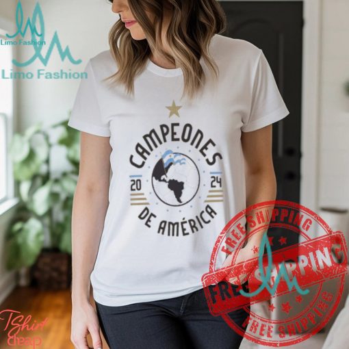 Seleccion De Futbol De Argentina Campeones DE America 2024 T Shirt