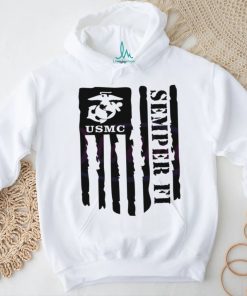 Semper FI US Marine Corp Veteran Flag shirt