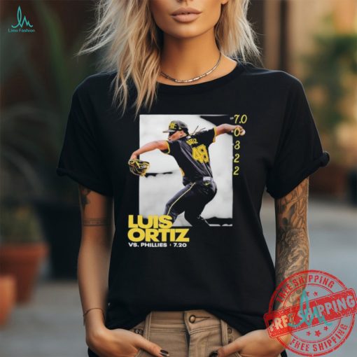 Seven scoreless for Luis Ortiz Pittsburgh Pirates shirt